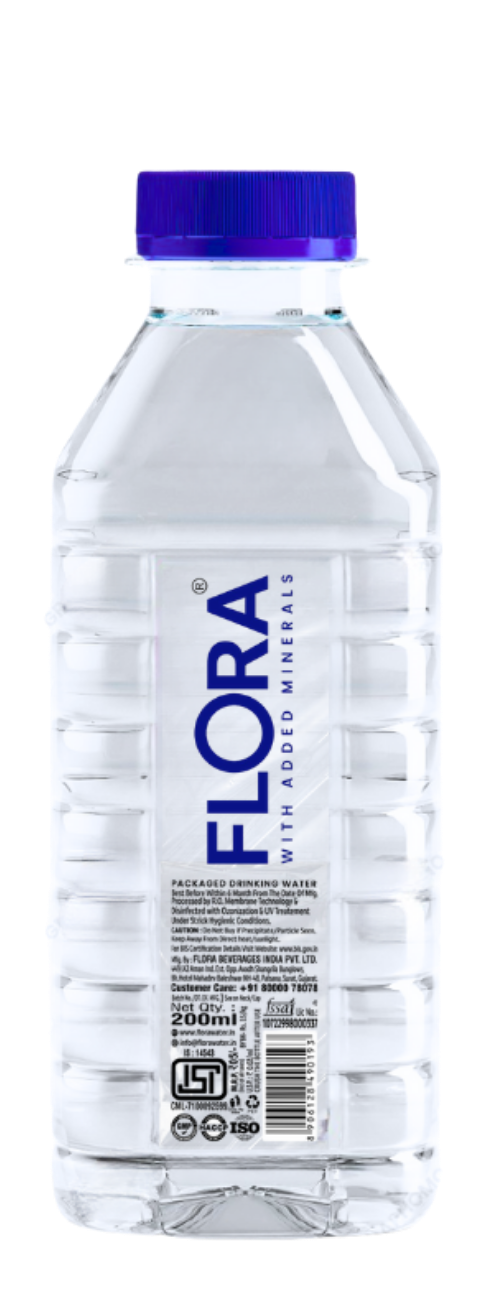 Flora Regular Water 200mL bottle